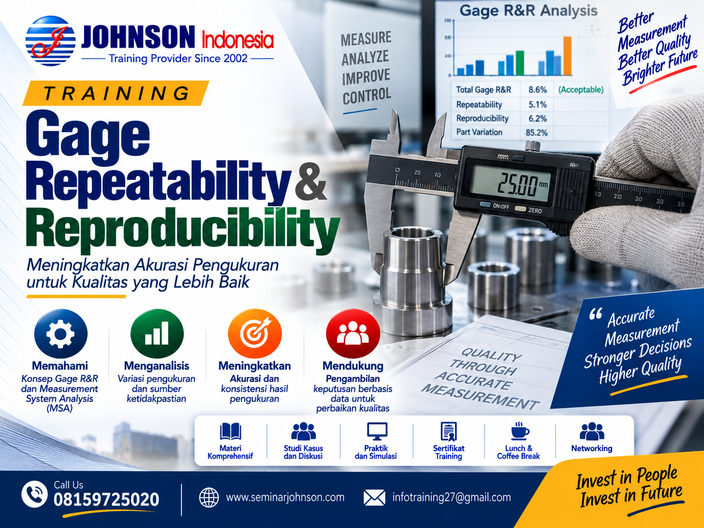 Training Gage Repeatability & Reproducibility (Gage R&R)
