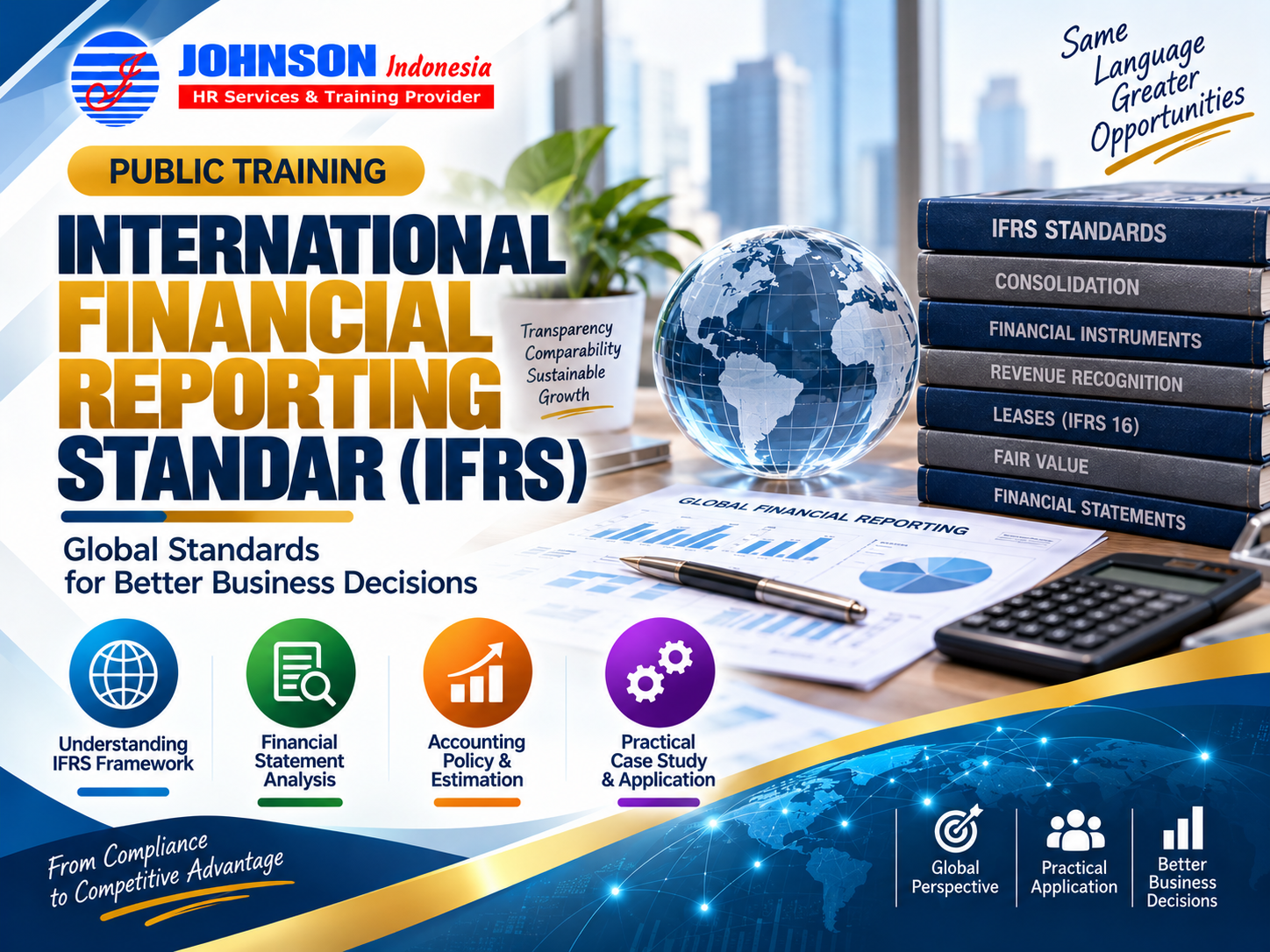 = Training International Financial Reporting Standards IFRS Johnson Indonesia
