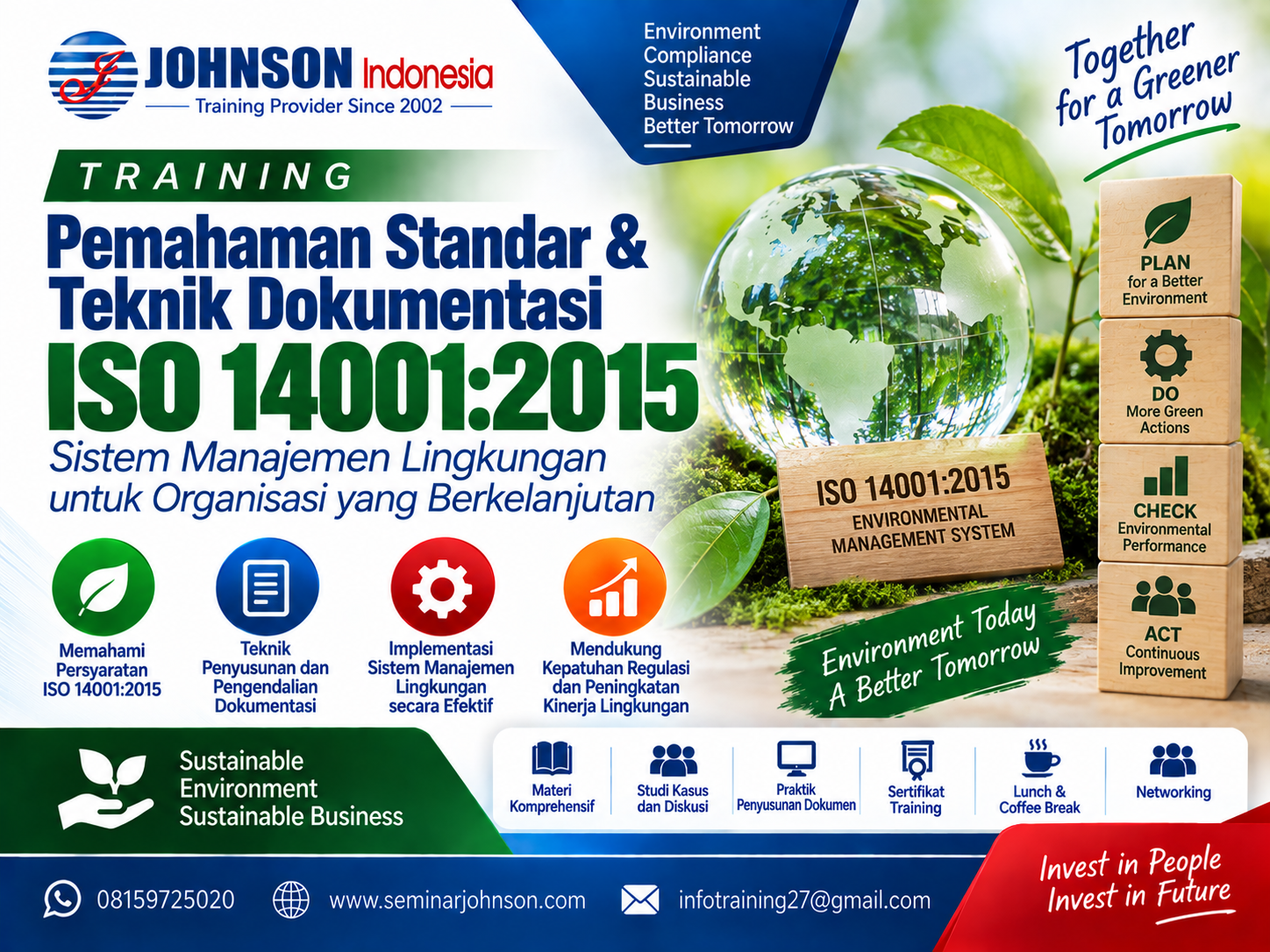 Pemahaman Standar & Teknik Dokumentasi ISO 14001:2015