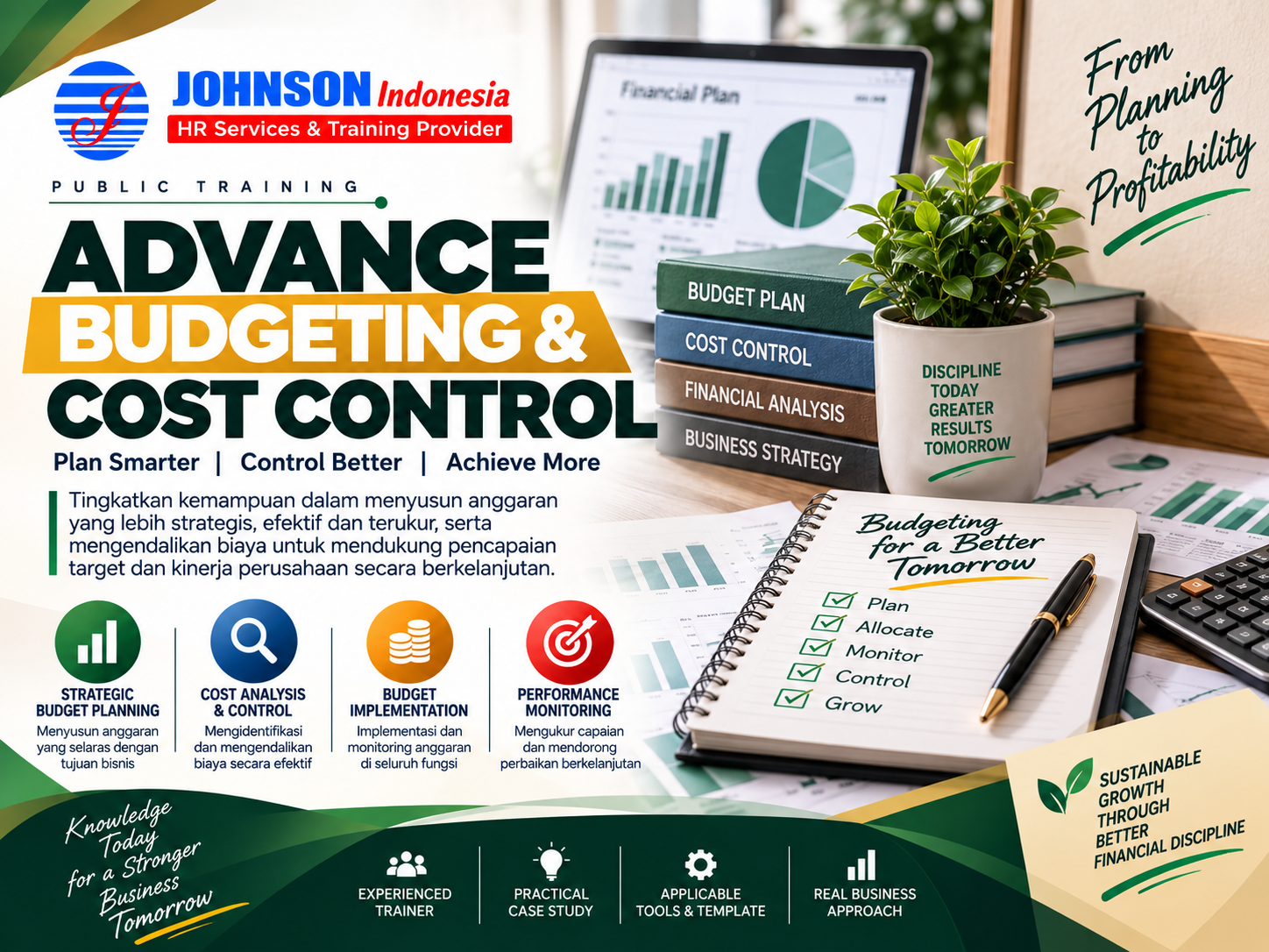 = Training Advance Budgeting & Cost Control Johnson Indonesia