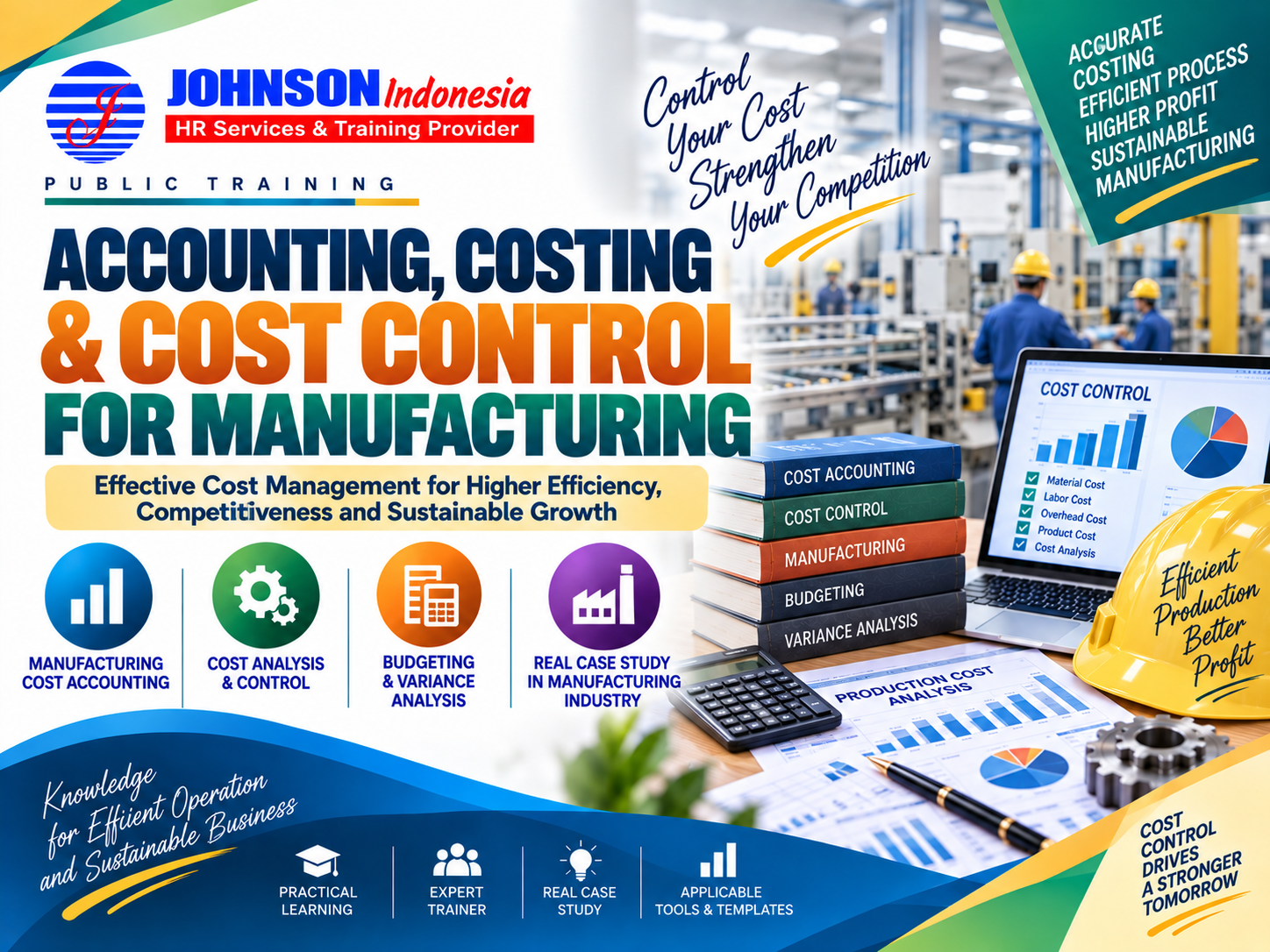 = Training Accounting, Costing & Cost Control For Manufacturing