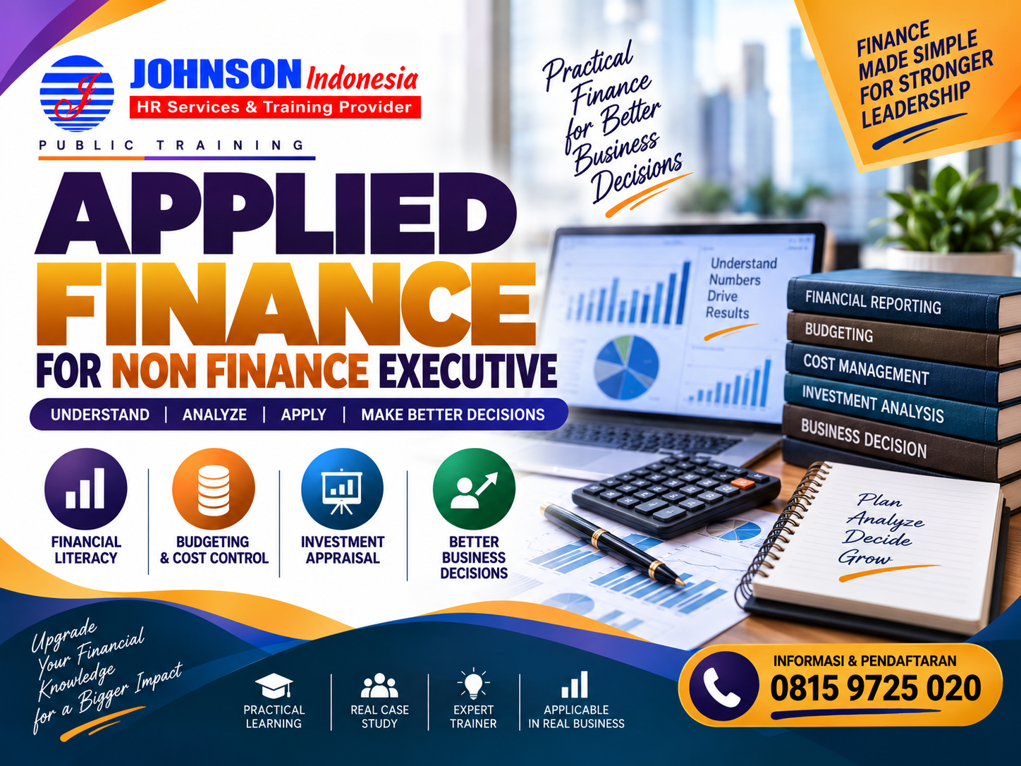  = Training Applied Finance for Non Finance Executive