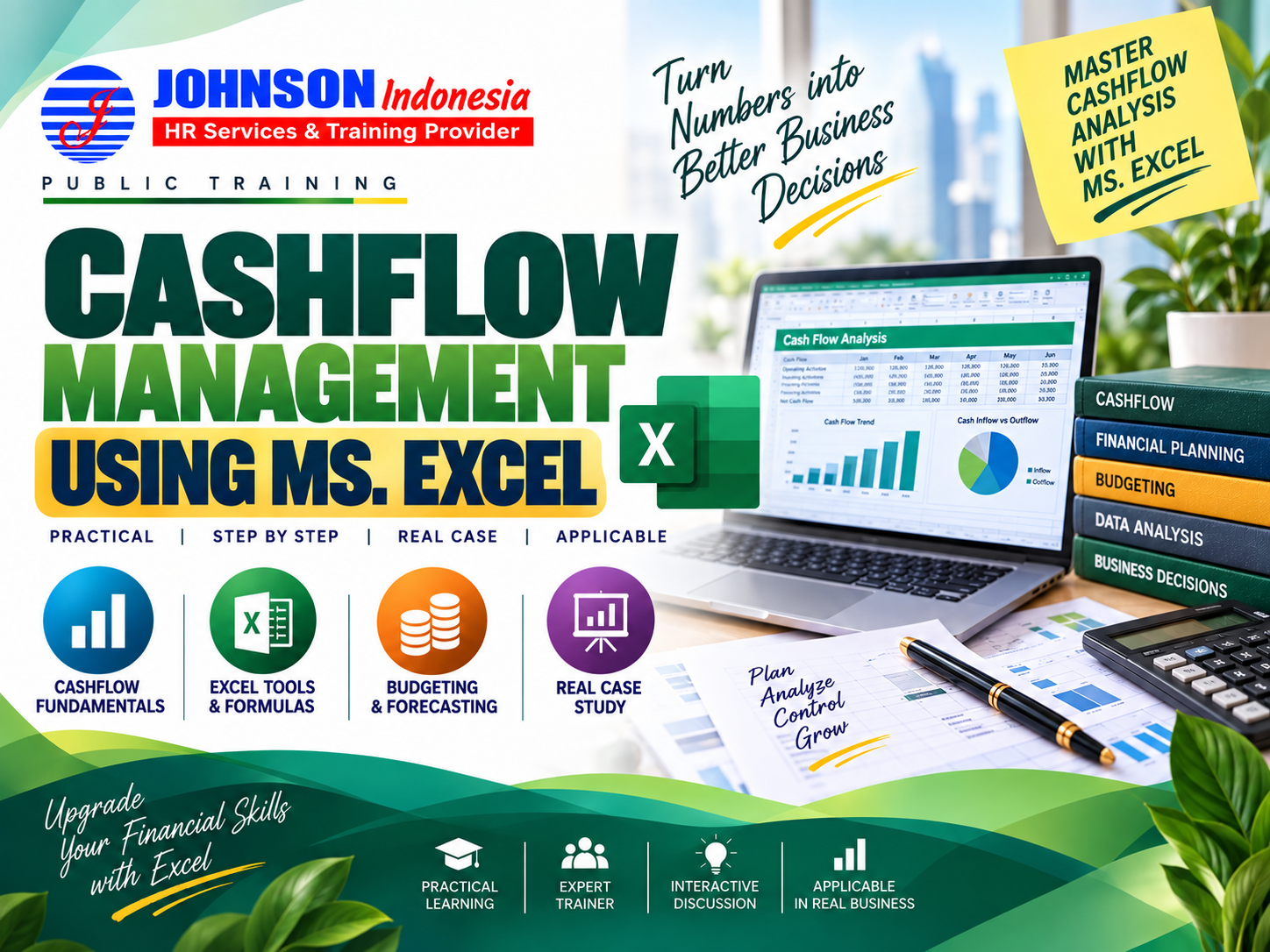 = Training Cashflow Management Using Ms. Excel
