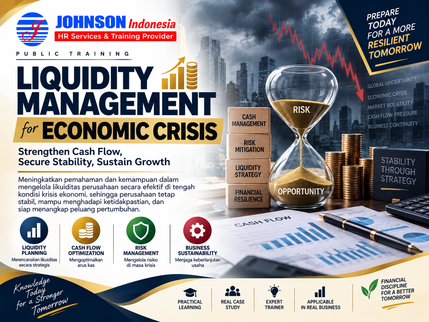 = Training Liquidity Management for Economic Crisis