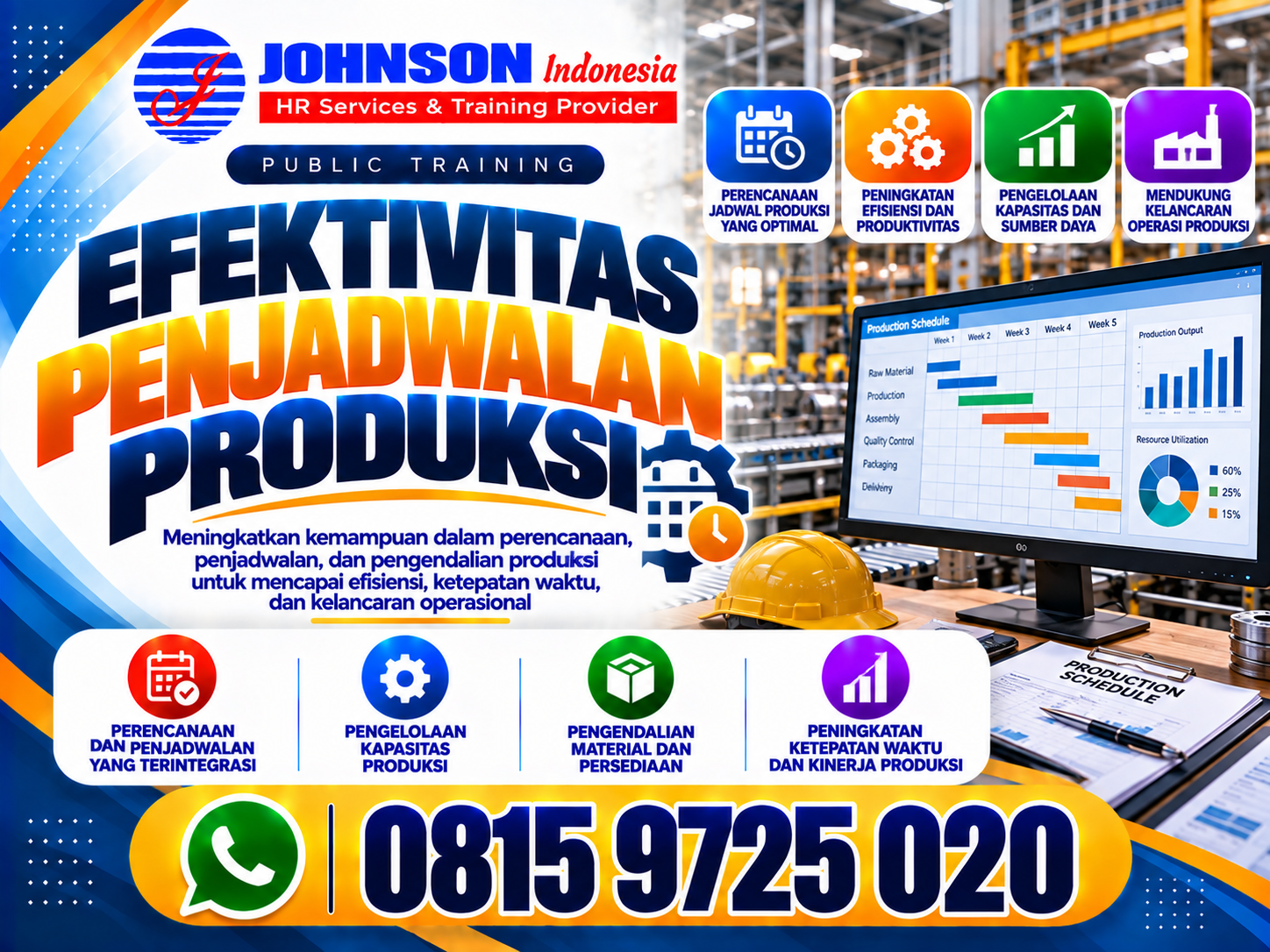 Efektivitas Penjadwalan Produksi