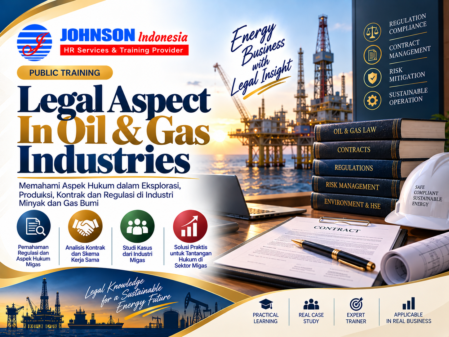  = Training Legal Aspect In Oil & Gas Industries Johnson Indonesia
