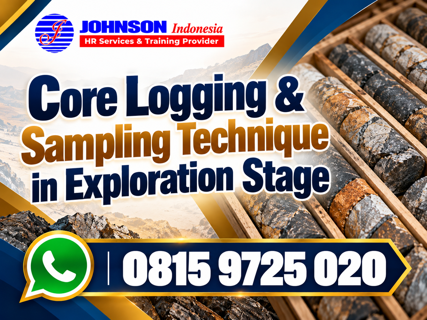 Core Logging & Sampling Technique in Exploration Stage