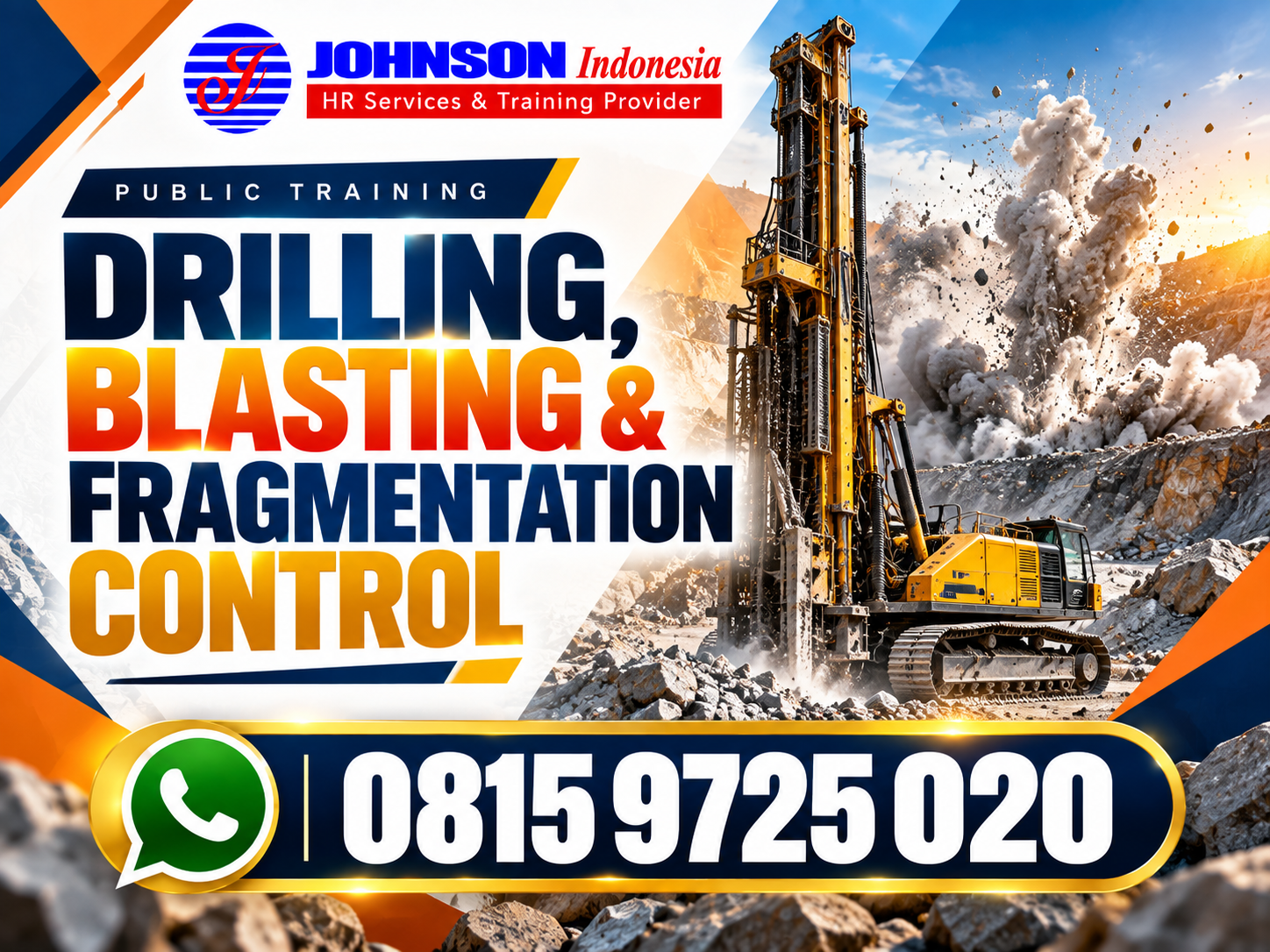 Drilling, Blasting & Fragmentation Control