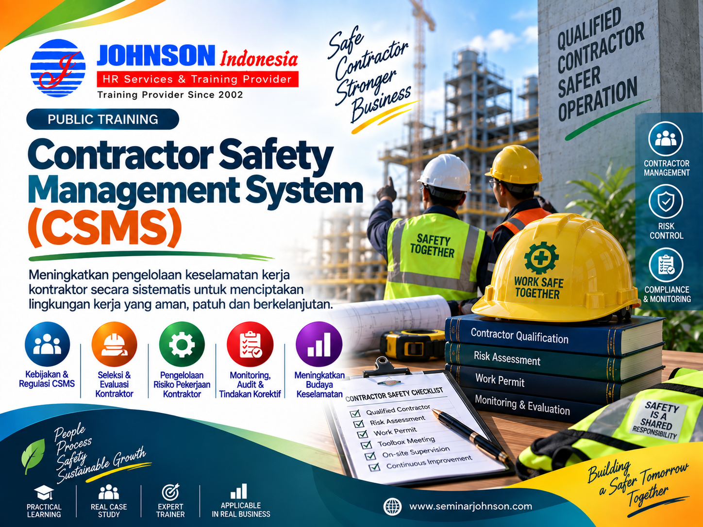  = Training Contractor Safety Management System (CSMS) Johnson Indonesia