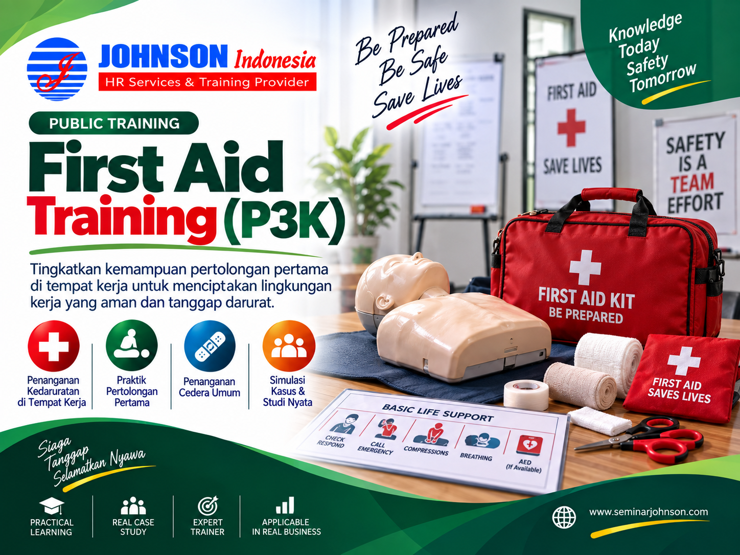  = First Aid Training (P3K) Johnson Indonesia