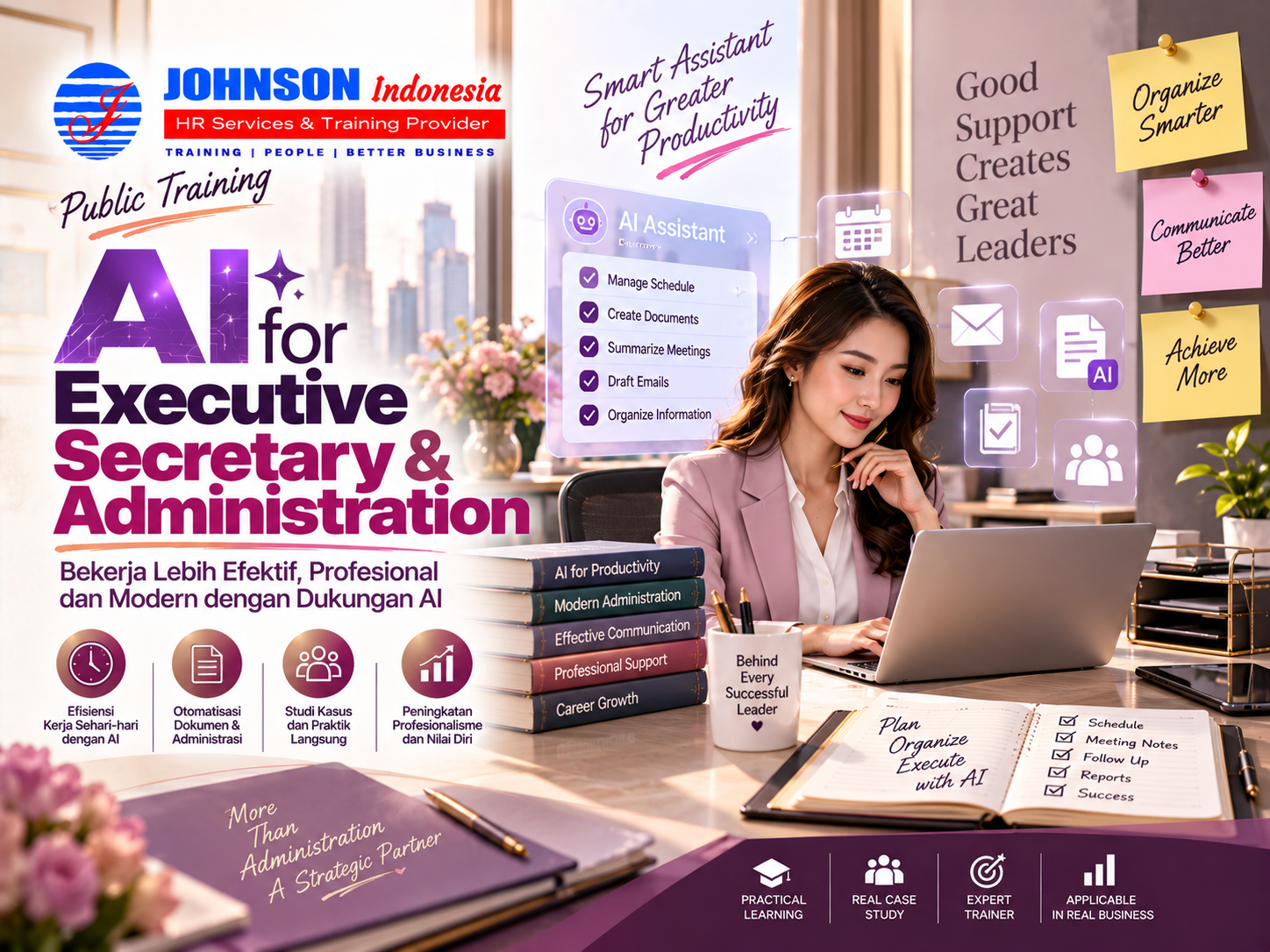  = Training AI for Executive Secretary & Administration Johnson Indonesia