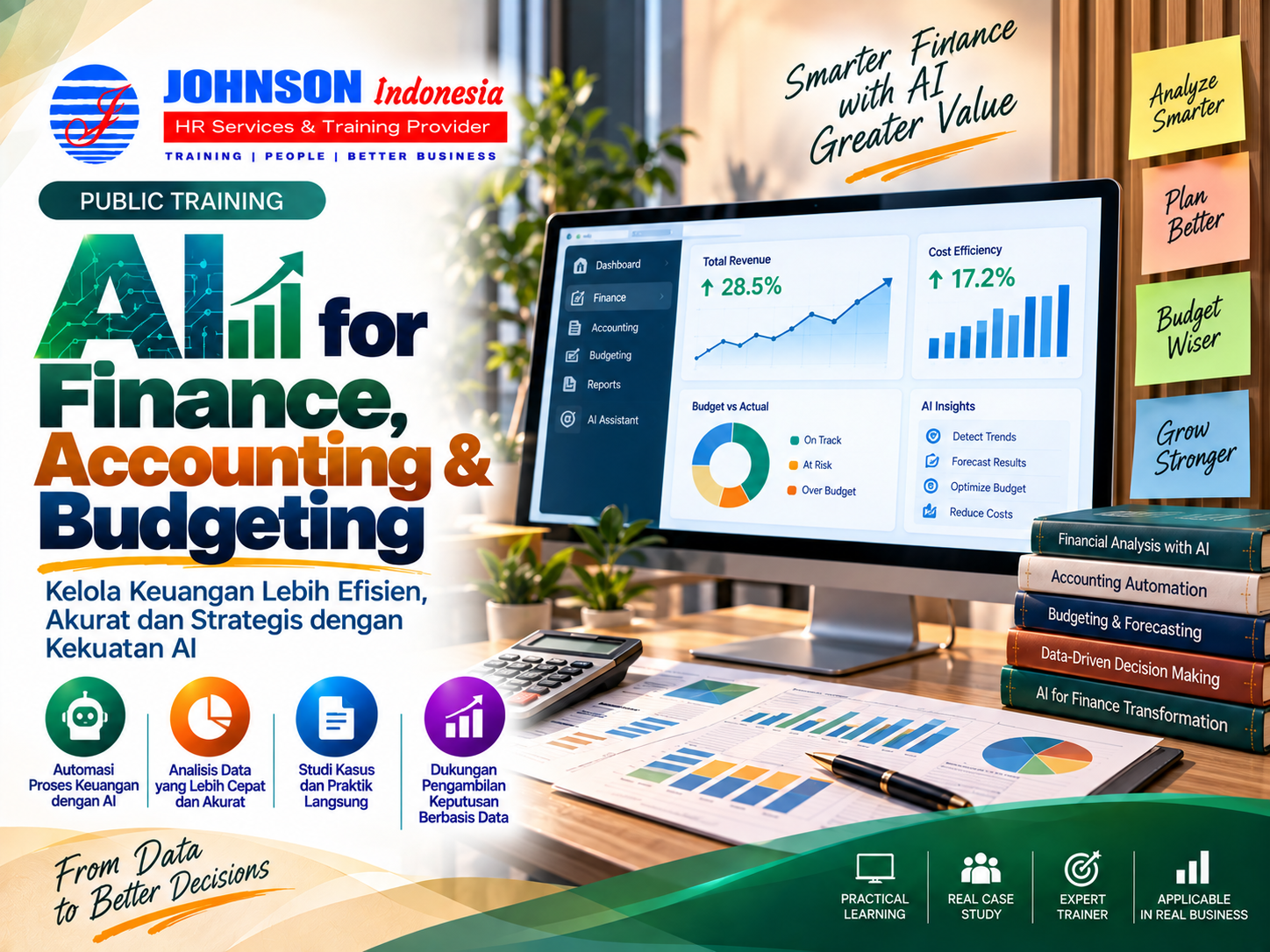 = Training AI for Finance, Accounting & Budgeting Johnson Indonesia