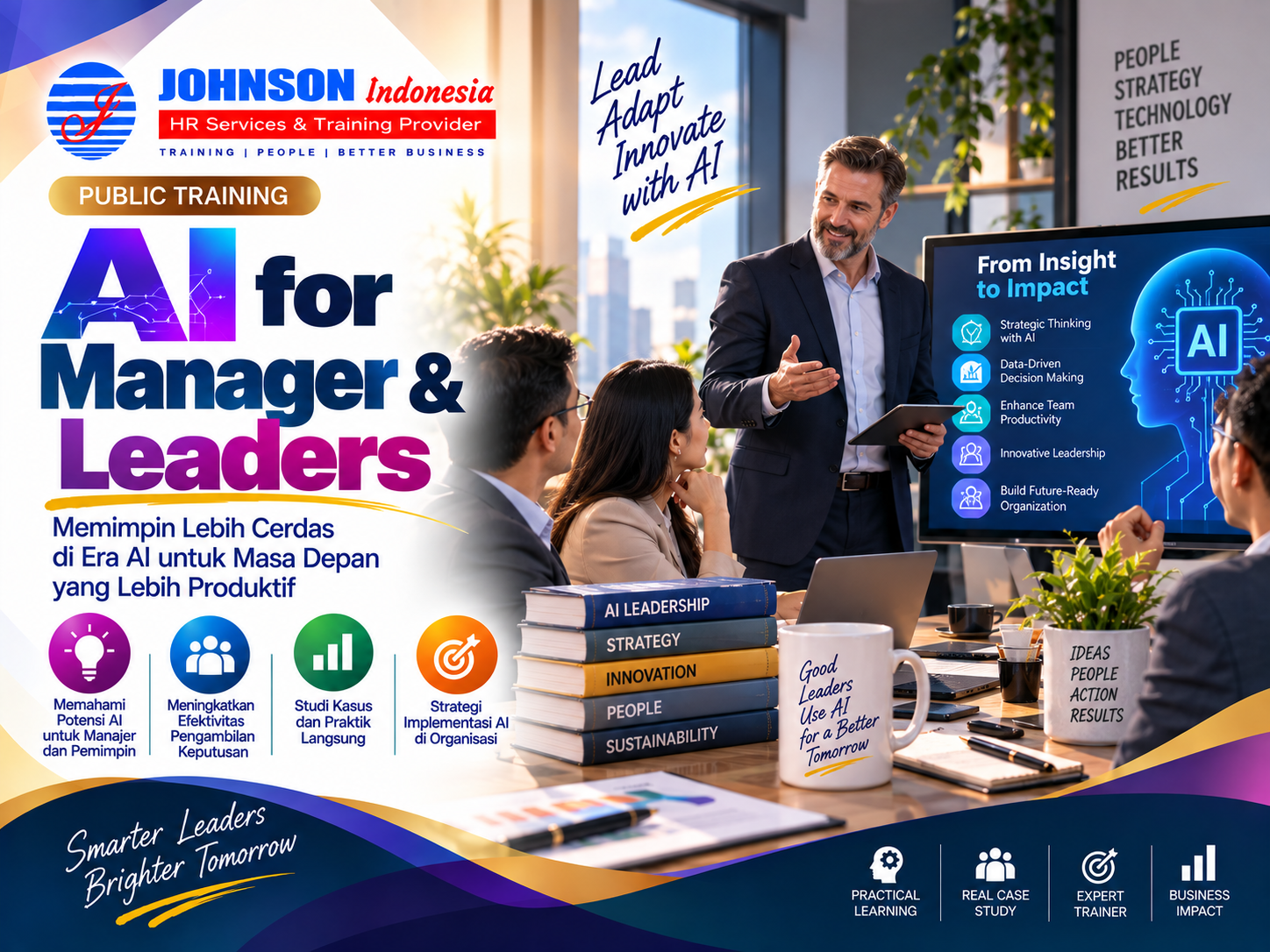 = Training AI for Manager & Leaders Johnson Indonesia