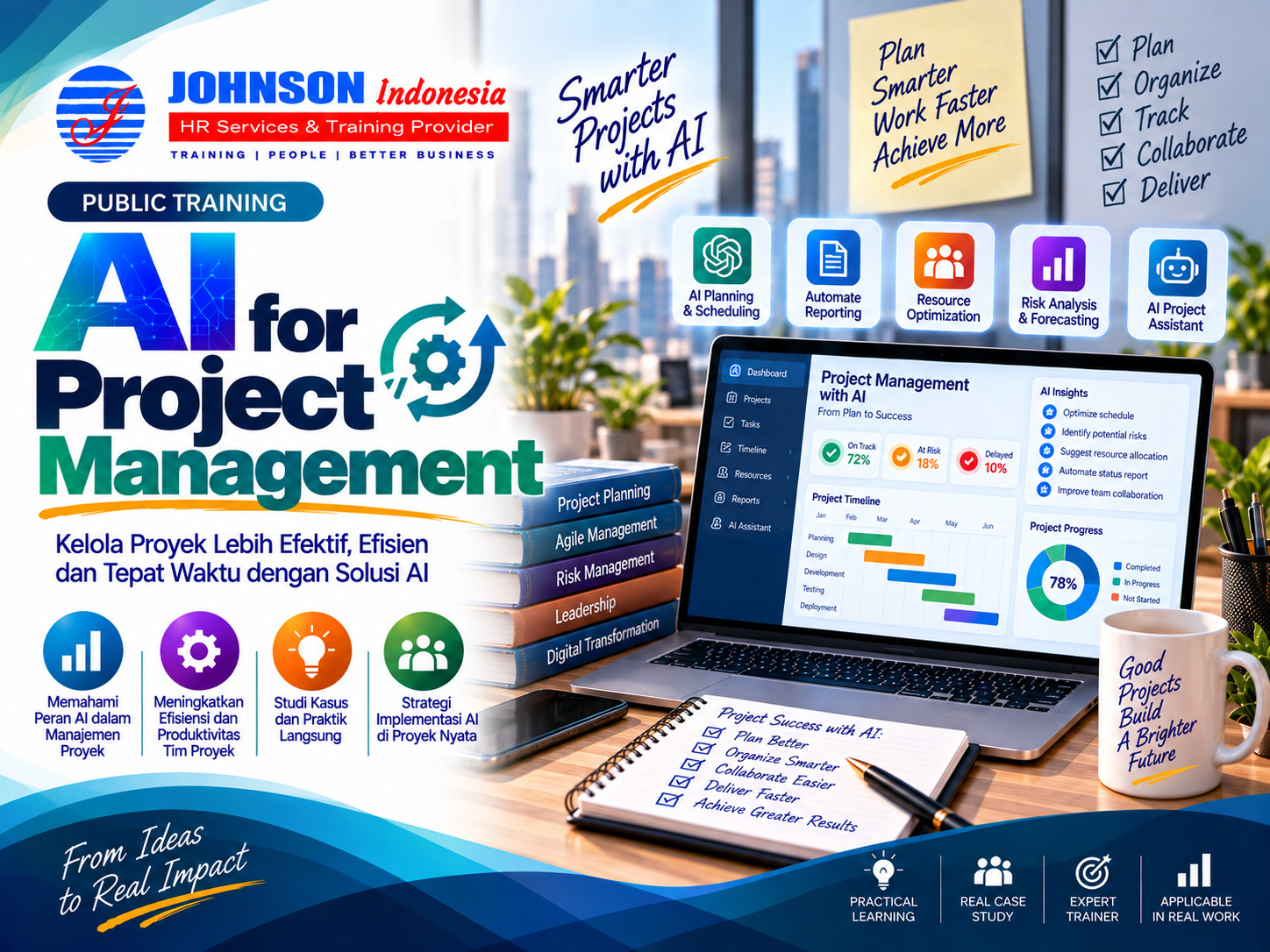 = Training AI for Project Management Johnson Indonesia