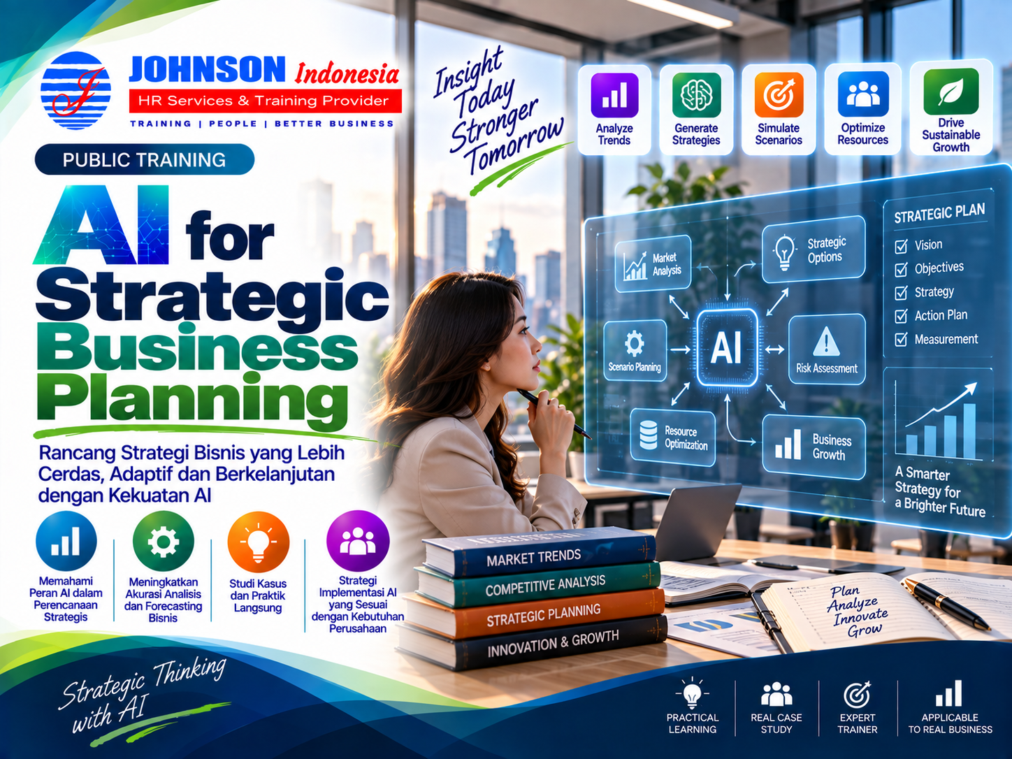  = Training AI for Strategic Business Planning Johnson Indonesia