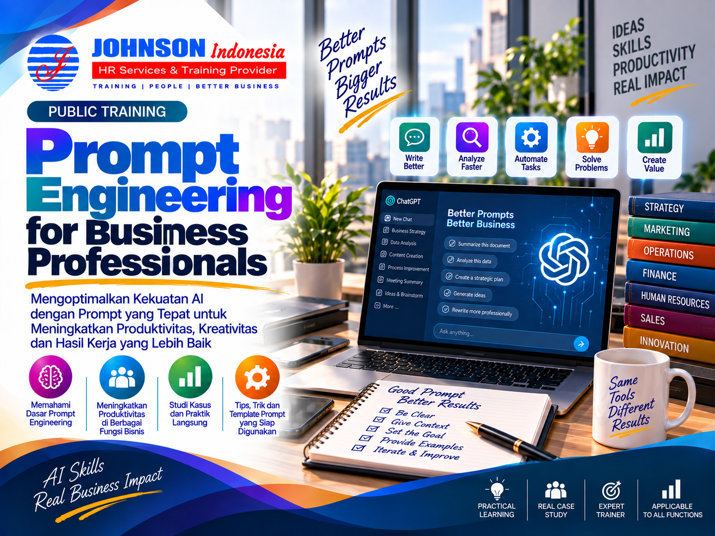 = Training Prompt Engineering for Business Professionals Johnson Indonesia