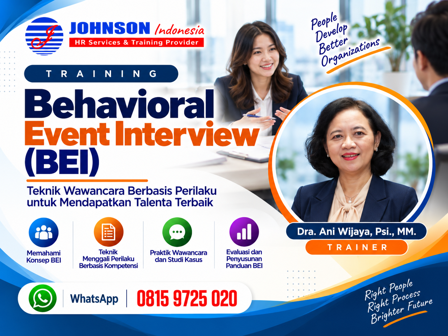 Training Behavioral Event Interview (BEI) - Based on Competency