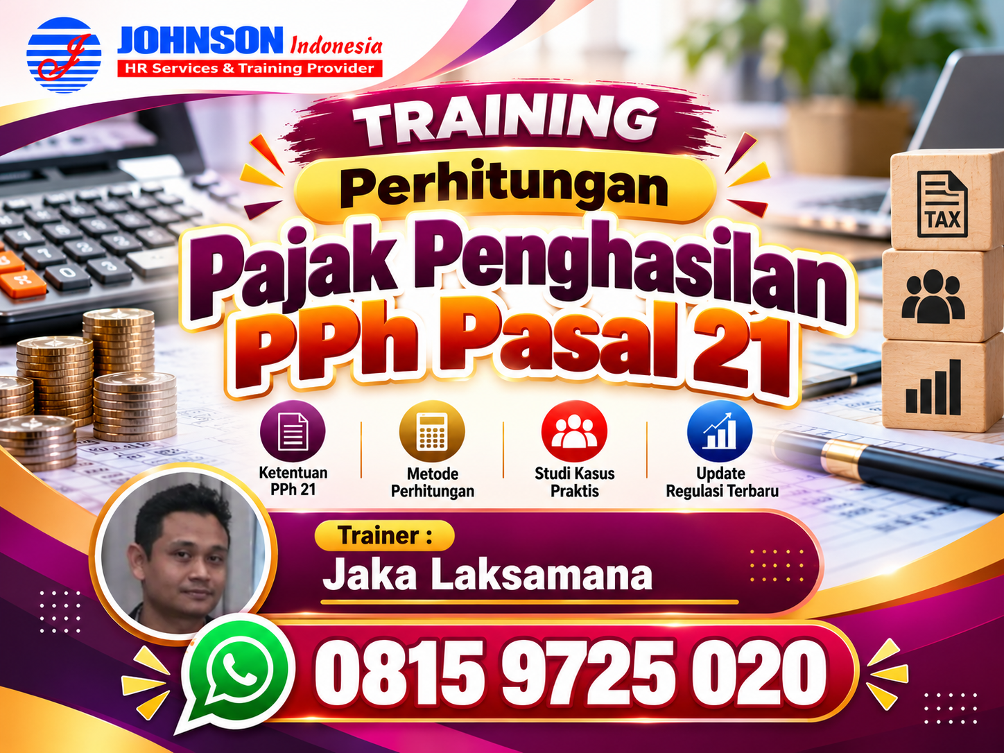 Training Perhitungan Pajak Penghasilan (PPh) Pasal 21