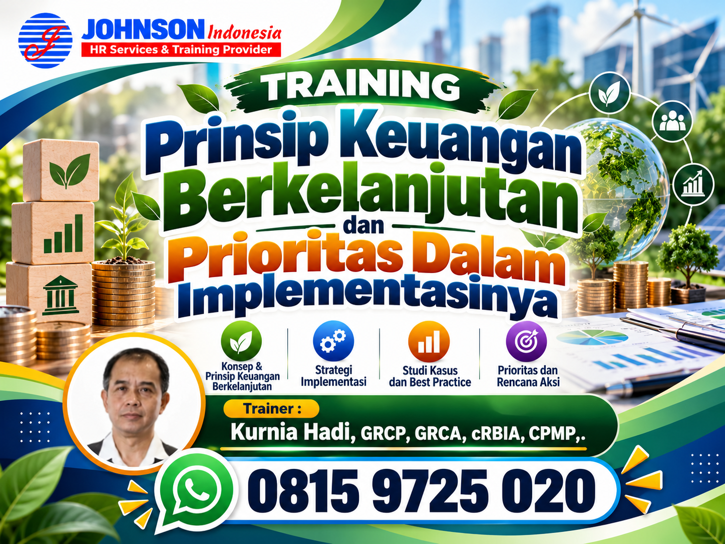 Training Prinsip Keuangan Berkelanjutan dan Prioritas Dalam Implementasinya