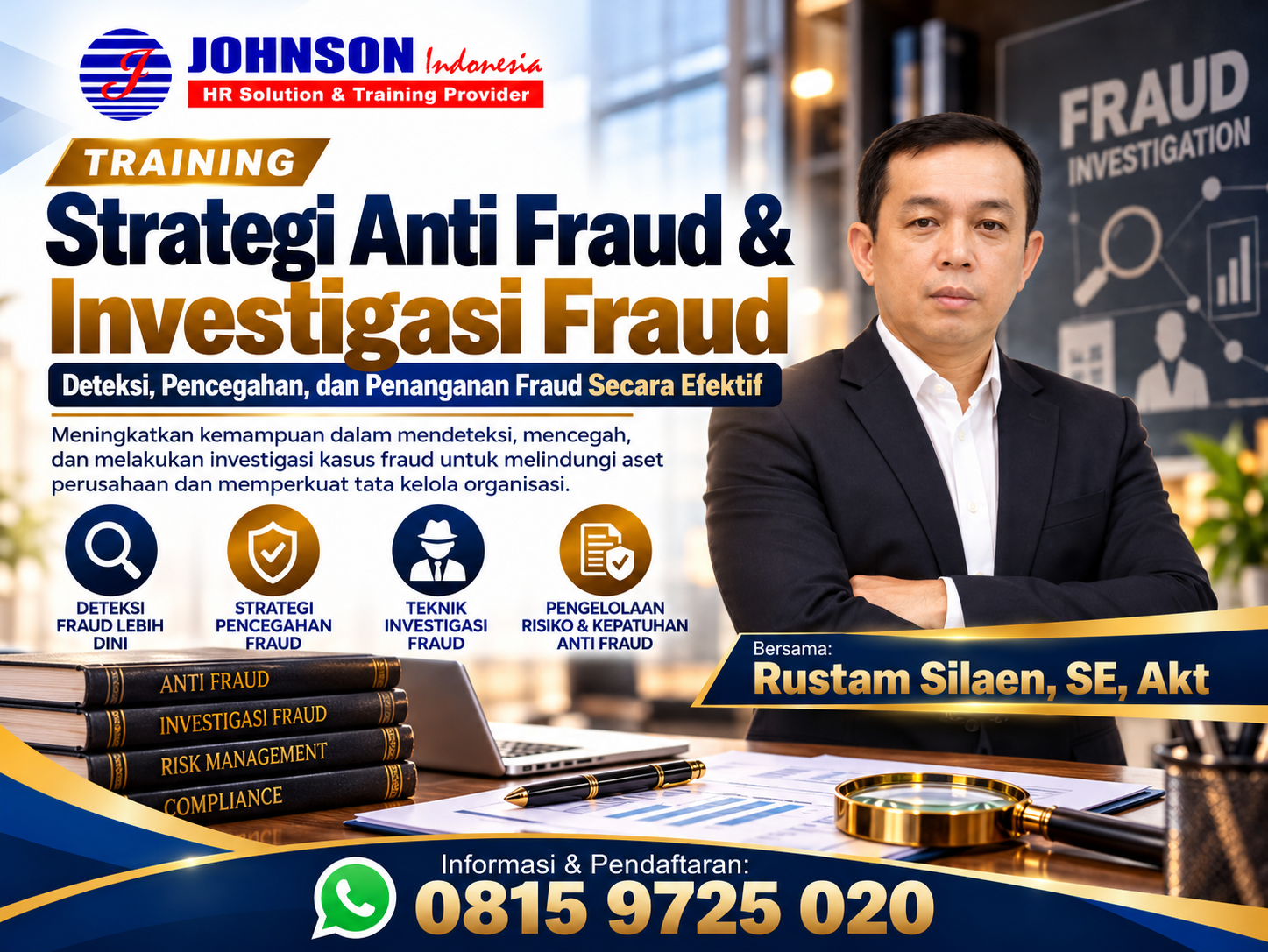 Training Strategi Anti Fraud & Investigasi Fraud